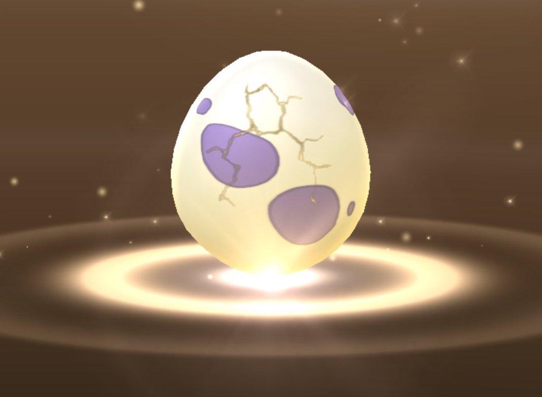 An egg hatching in 'Pokémon GO'