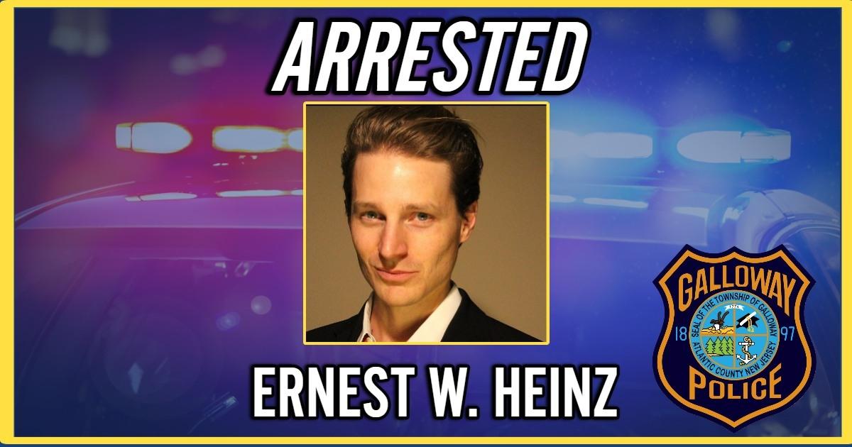 Facebook post about Ernest Wesley Heinz's arrest.