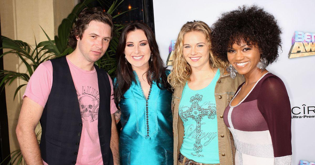 American Idol Season 7 finalists Michael Johns, Carly Smithson, Kristy Lee Cook and Syesha Mercado in 2008