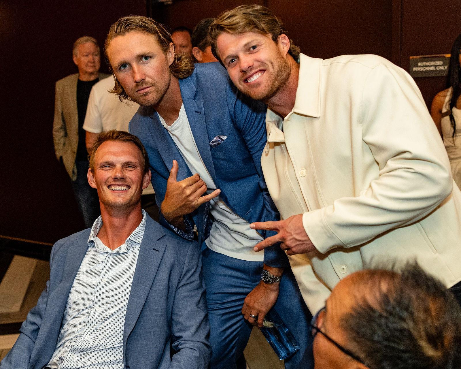 las vegas raiders daniel carlson aj cole alex bachman baller dream foundation celebrity poker event circa resort casino