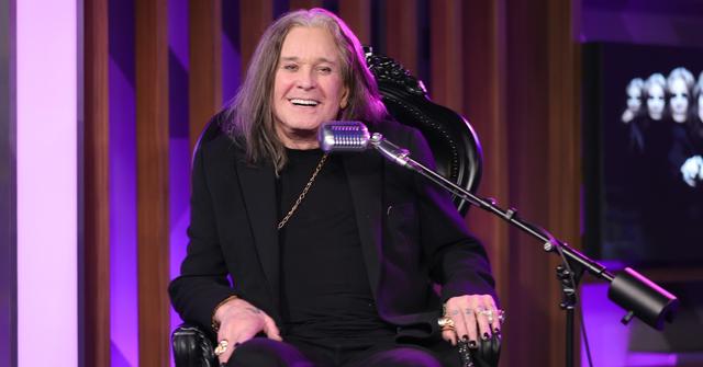 Ozzy Osbourne attends the Ozzy Osbourne Album Special on SiriusXM's Ozzy's Boneyard Channel.