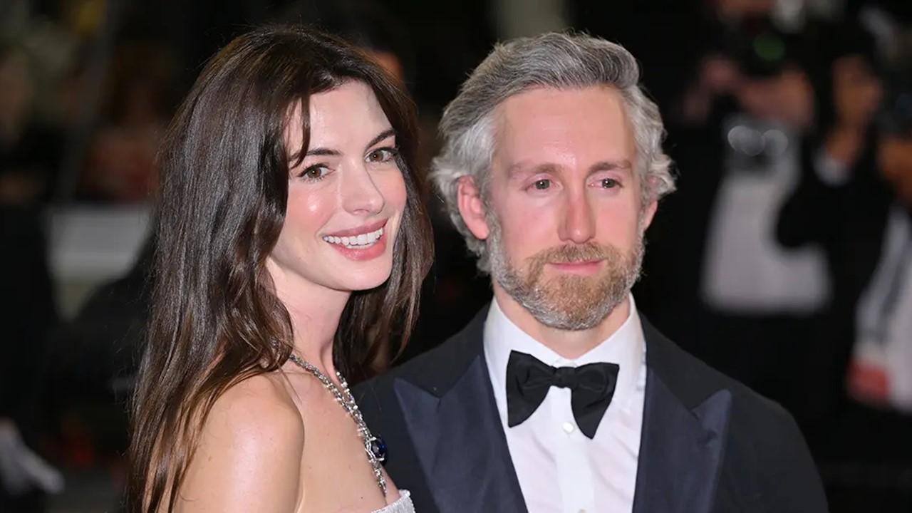 Anne Hathaway and her husband Adam Shulman at the 75th annual Cannes Film Festival on May 19, 2022