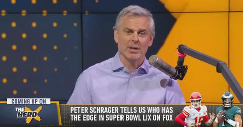 Colin Cowherd talking on The Herd.