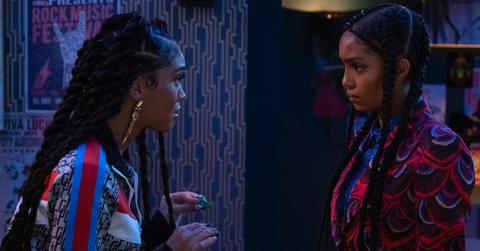 Saweetie and Zoey Johnson on 'grown-ish'