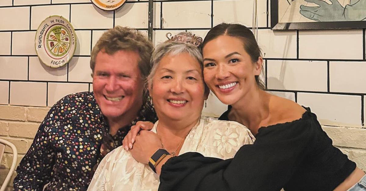 Taylor Krause and her parents, Fong and Tom.