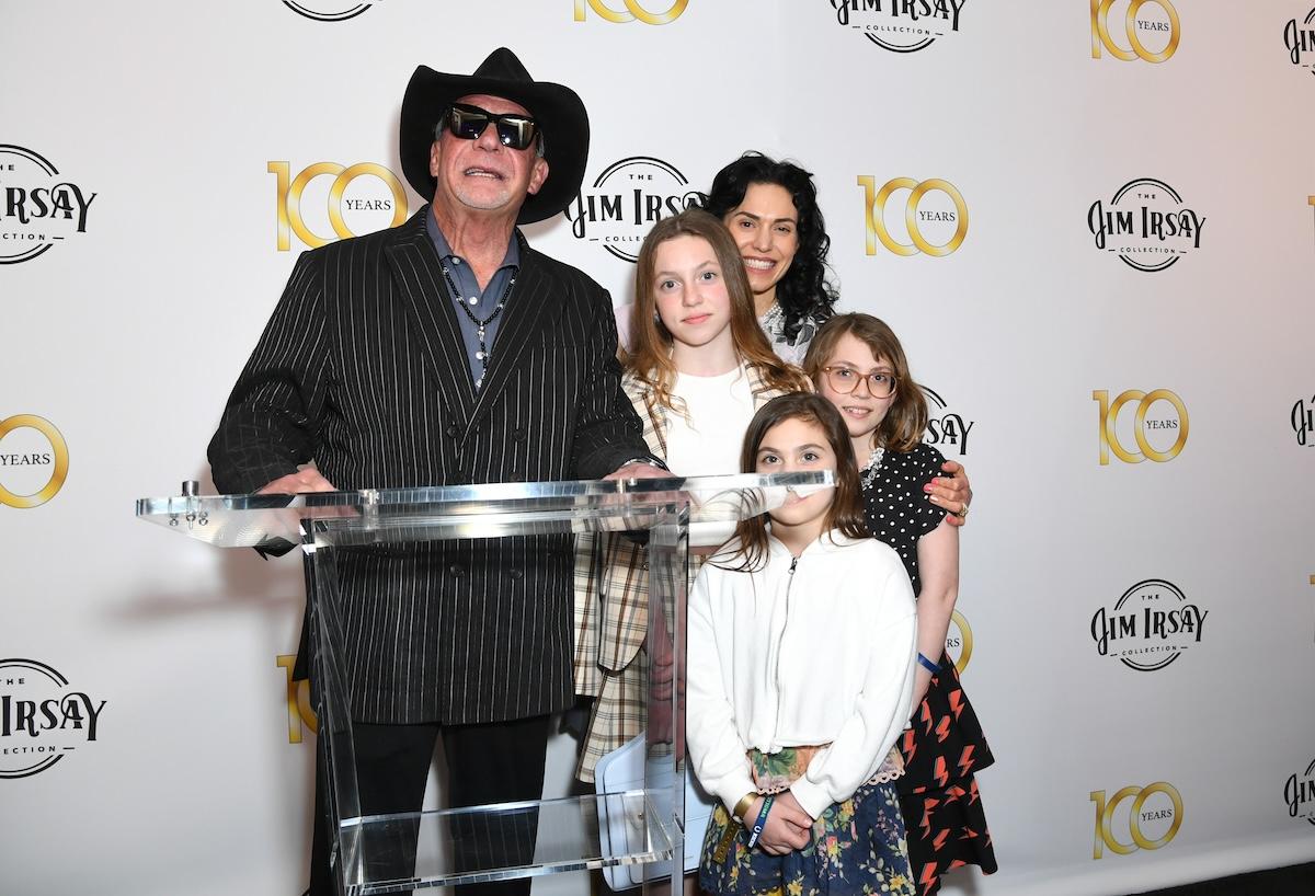 Jim Irsay, Carlie Irsay, and Carlie's daughters