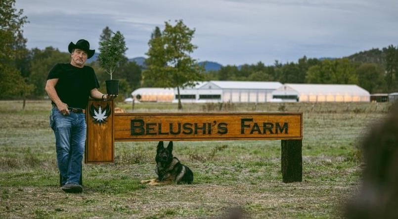 A promotional still for Jim Belushi's show, Growing Belushi, on Discovery Channel.