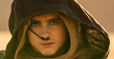 Paul Atreides with a hood on in 'Dune: Part 2.'