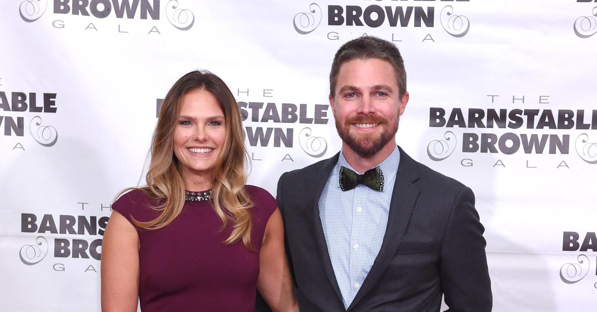 Cassandra Amell and Stephen Amell