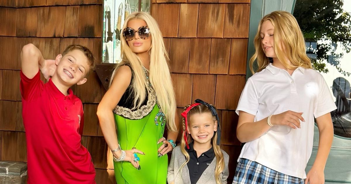 jessica simpson back to school kids