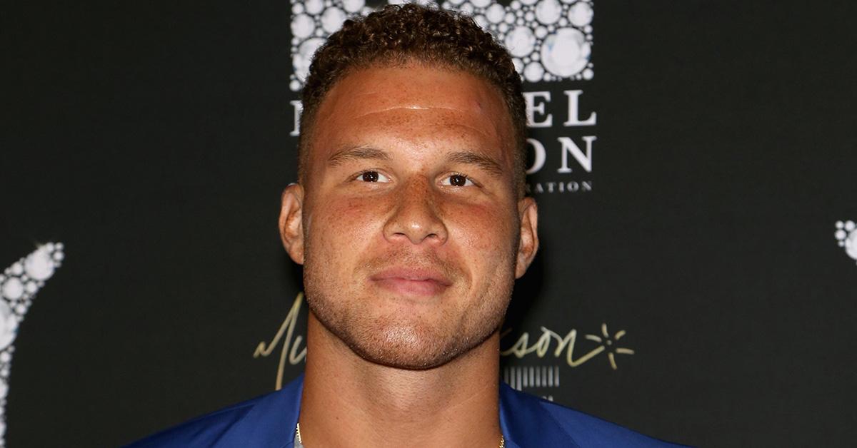 Blake Griffin at a 2018 event in a blue suit. 