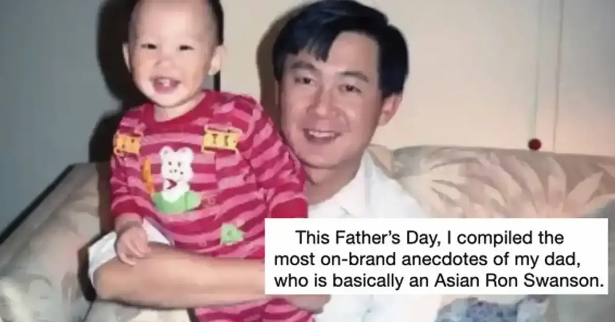 This Dad Is Basically the Asian Ron Swanson — And Ron Himself Agrees