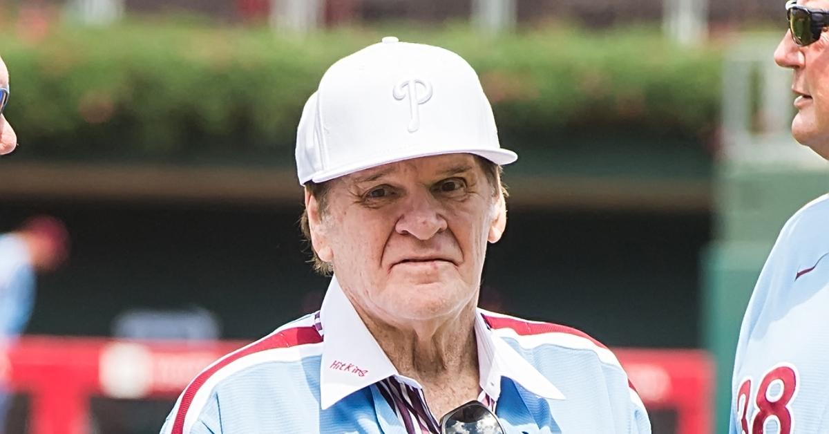 Pete Rose at a baseball event