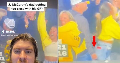 jj mccarthy dad, girlfriend