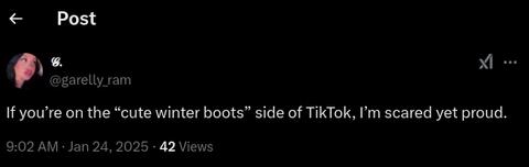 What Does Cute Winter Boots Mean on TikTok?