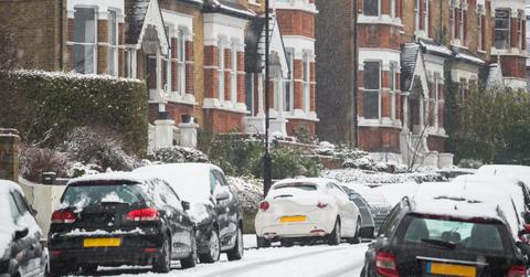 Parking Spot Snow Cars