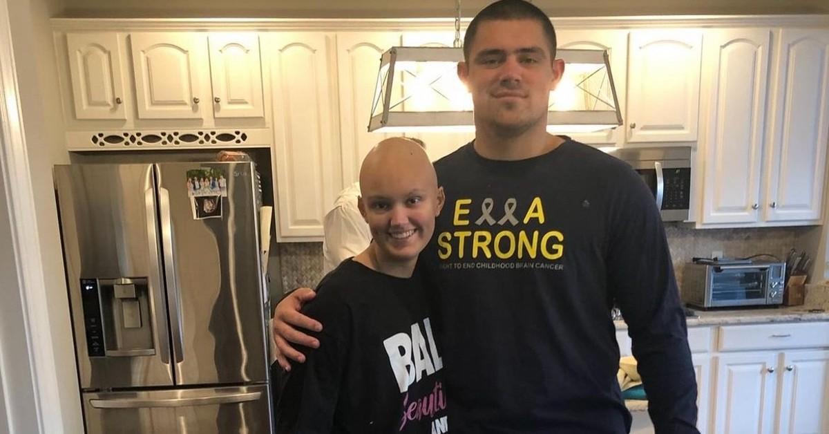 (L-R) Ella Bresee in a black t-shirt and Bryan Bresee in a Ella Strong long-sleeved black t-shirt