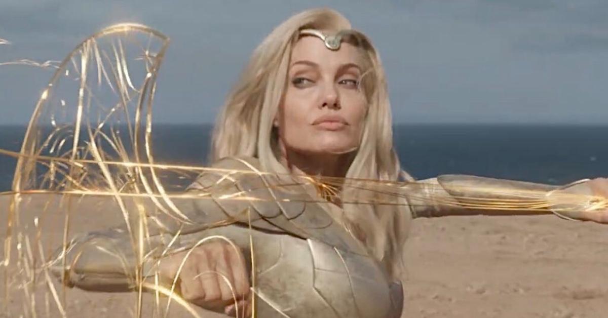 Angelina Jolie as Thena in 'Eternals.'