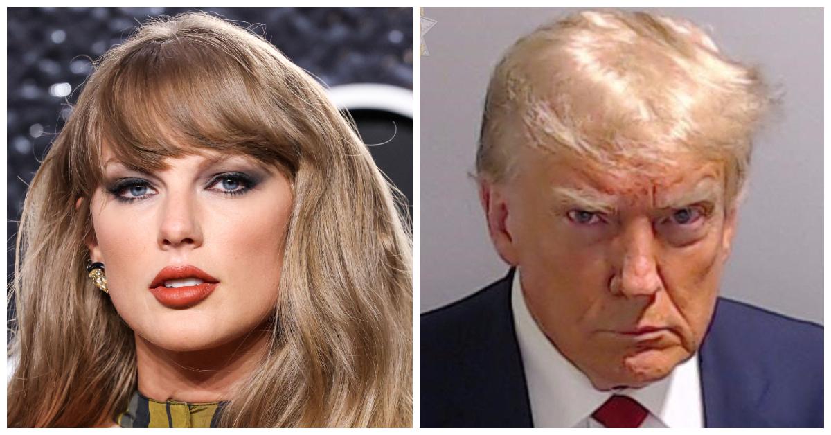 Taylor Swift and former President Donald Trump.