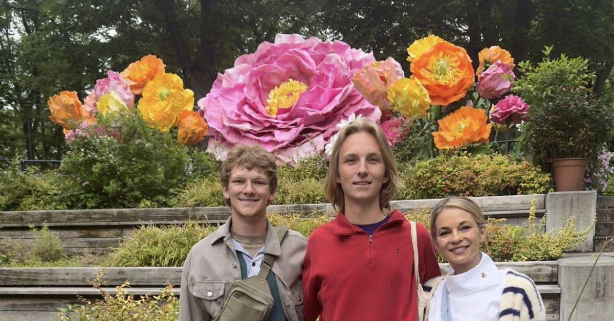 Weston Higginbotham with his family in Japan. 