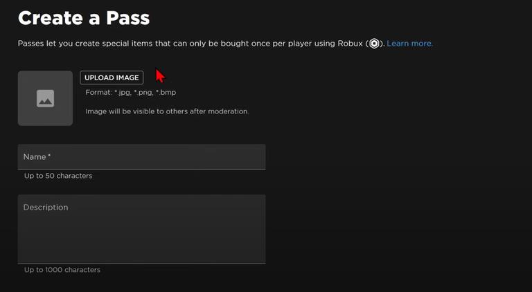 How To Create A Gamepass In Roblox Create Pass 