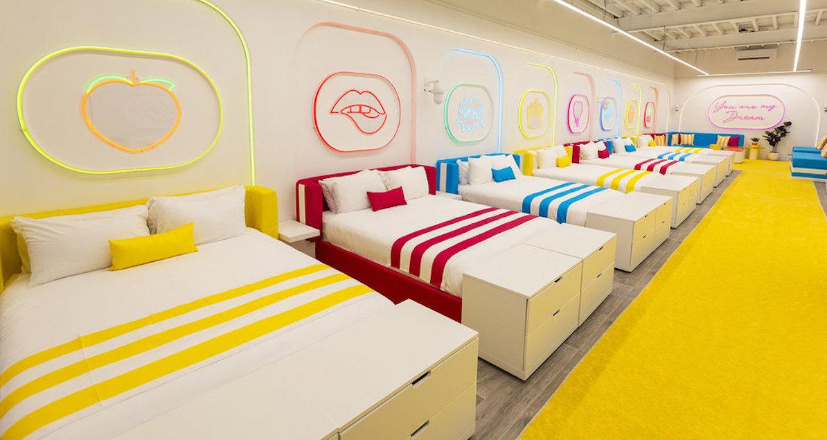 love island beds