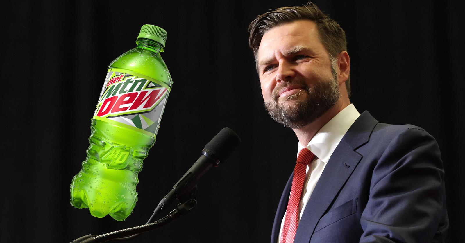 What's With J.D. Vance and Diet Mountain Dew?