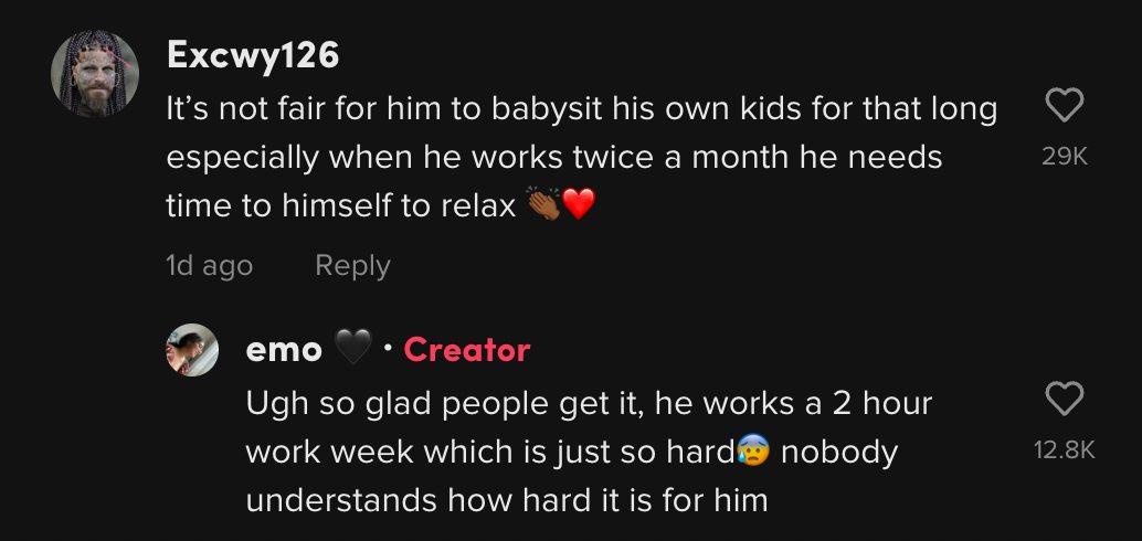 TikTok comment