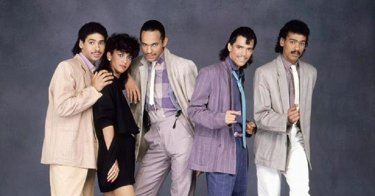 DeBarge posing together