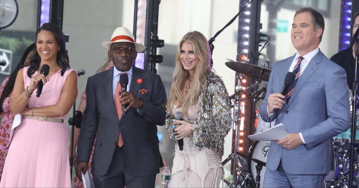 Peter Alexander hosts the "Today" show. 