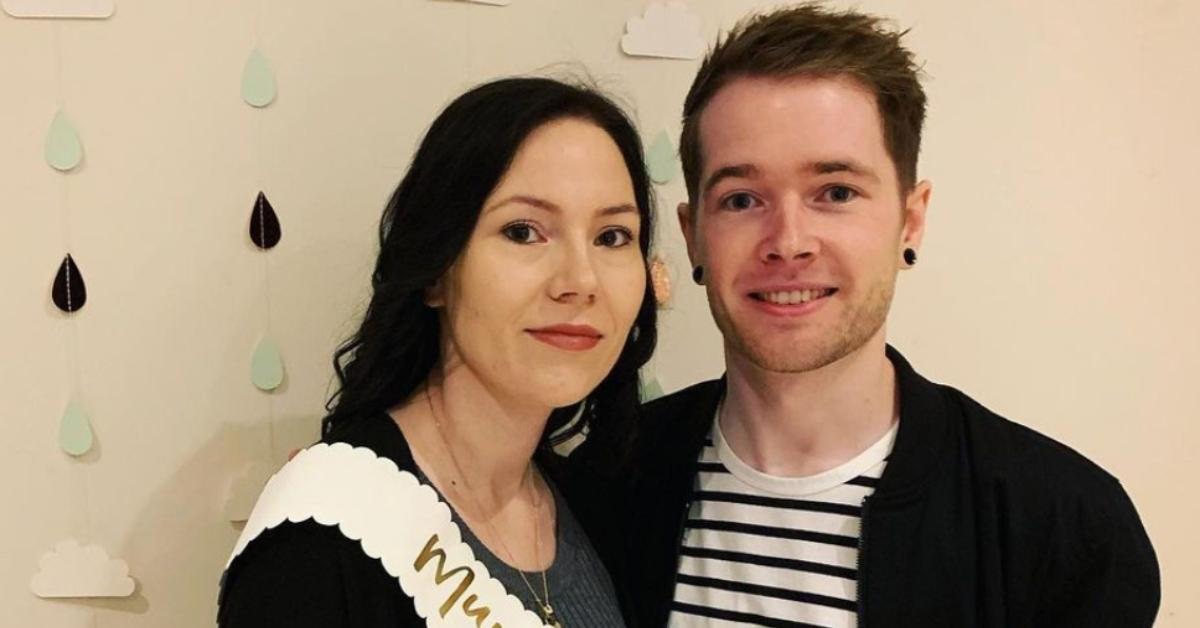 DanTDM and his wife Jemma at her first baby shower
