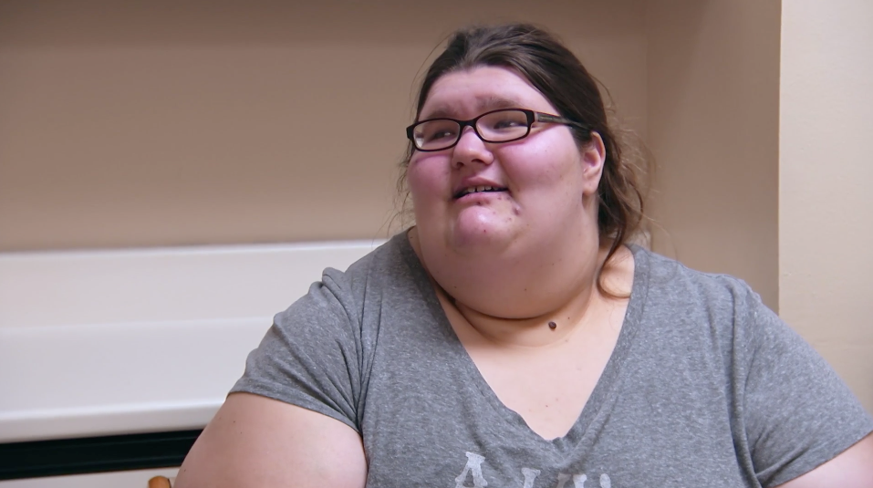 Megan from 'My 600-lb Life' at Dr. Now's office.