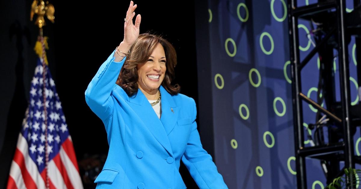 U.S. Vice President Kamala Harris takes the stage for the Global Black Economic Forum.