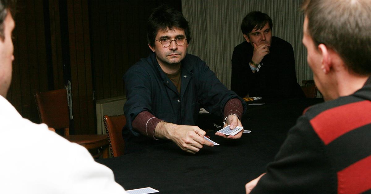 Steve Albini playing poker in 2008