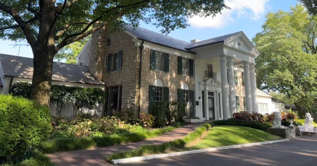 Elvis Presley's Graceland mansion in Memphis, Tenn