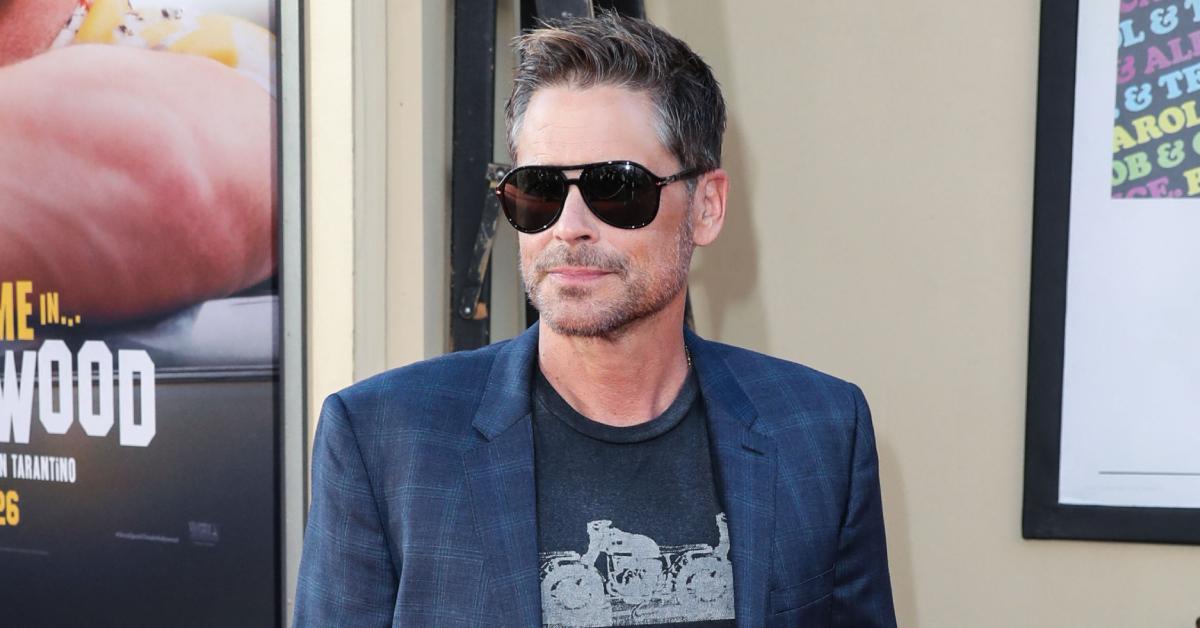 Rob Lowe at the world premiere of 'Once Upon a Time In Hollywood' on July 22, 2019.