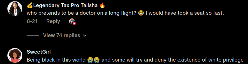 flight crew doesnt believe man is doctor