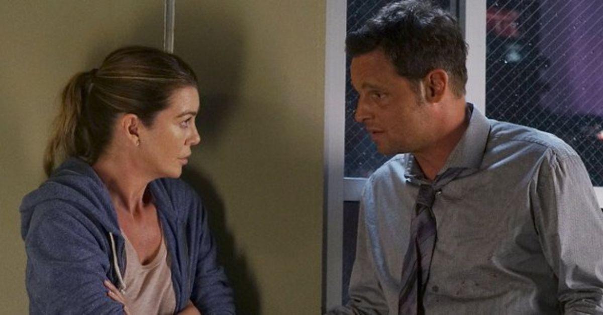 Ellen Pompeo and Alex Karev on 'Grey's Anatomy'