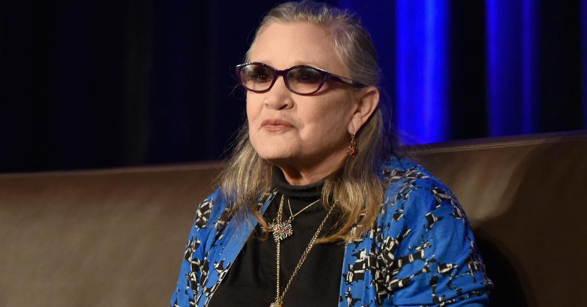 Late actress Carrie Fisher attends Wizard World Comic-Con in 2015.