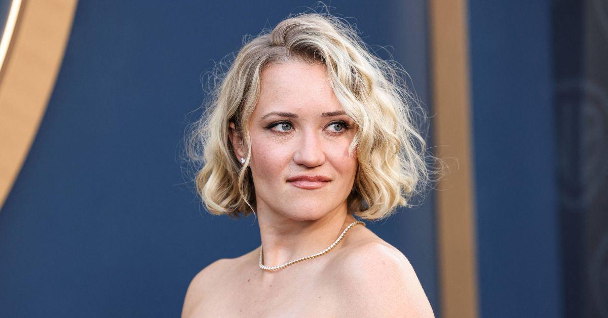 Emily Osment at the 2025 Emmy Awards. 