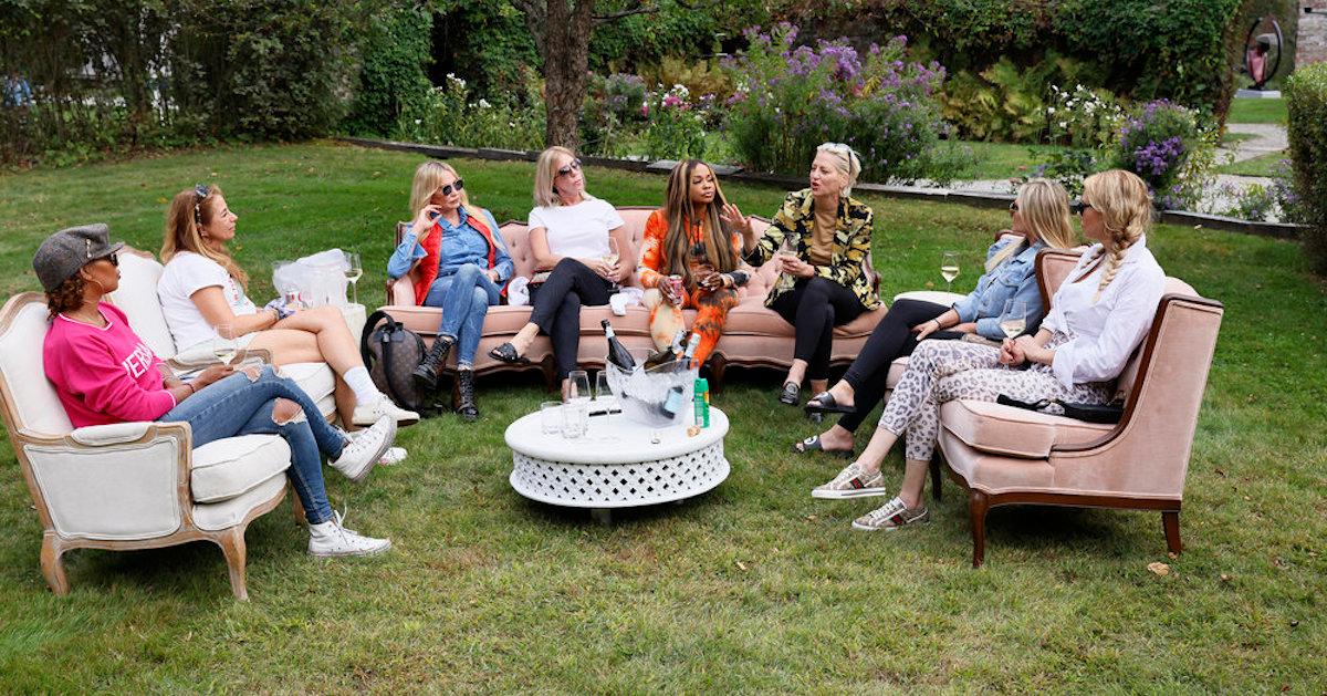 Eva Marcille, Jill Zarin, Taylor Armstrong, Vicki Gunvalson, Phaedra Parks, Dorinda Medley, Tamra Judge, and Brandi Glanville