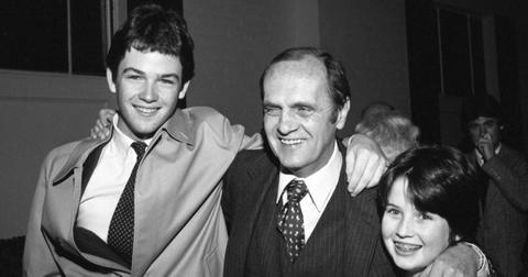 Bob Newhart with son Tim and daughter Jennifer in the 1980s.