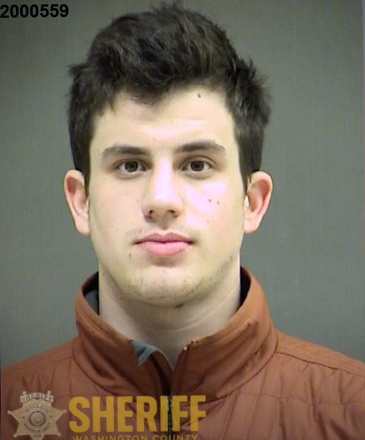 Caryn Chandler's son Connor mug shot