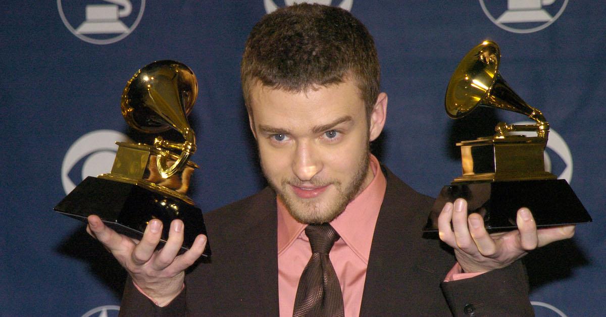 Justin Timberlake from 'NSYNC' at the 2004 Grammys.