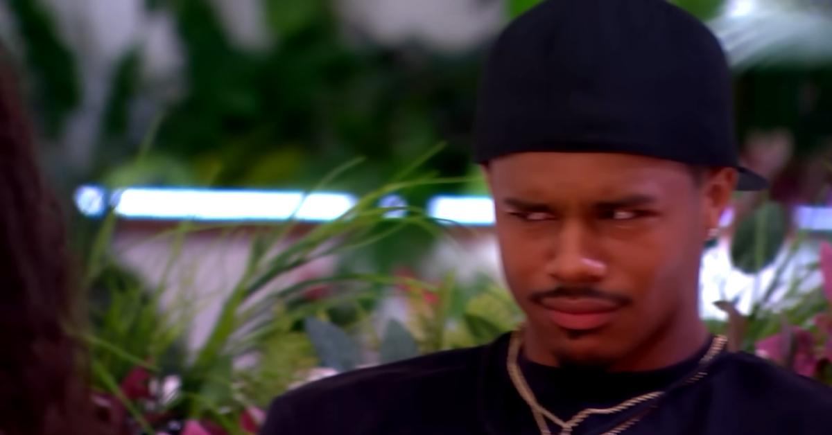 Ace Greene in a 'Love Island' scene