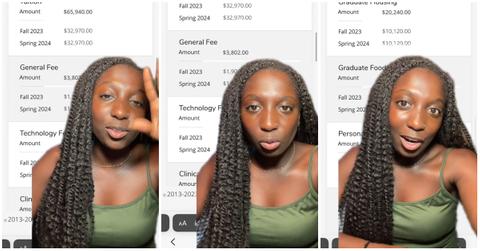 A woman breaking down UPenn's medical school costs