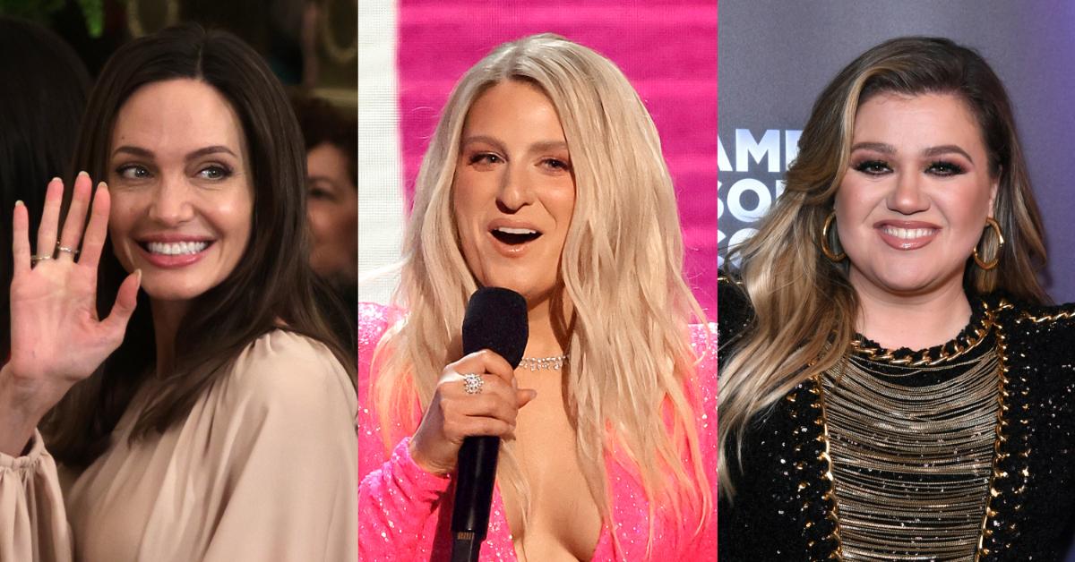 Angelina Jolie, Meghan Trainor, Kelly Clarkson