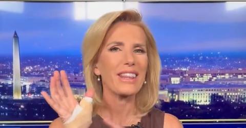 Laura Ingraham showing her hand
