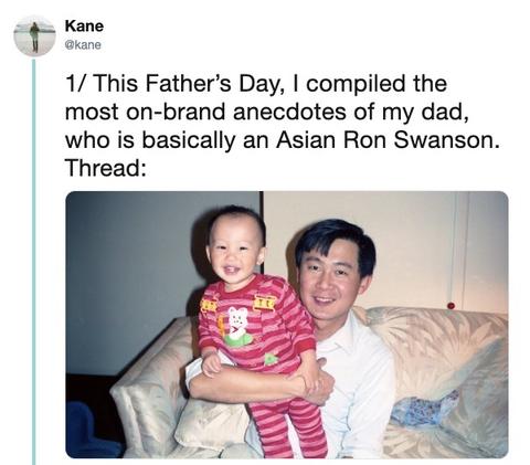 This Dad Is Basically the Asian Ron Swanson — And Ron Himself Agrees