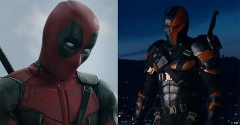 (l-r) Deadpool and Deathstroke as they appear in films
